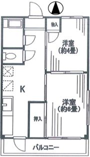 メゾン西千葉の間取り画像