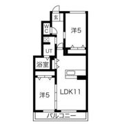 D1の間取り画像