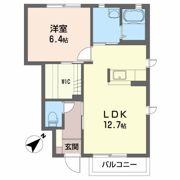 シャーメゾンSugarIIAの間取り画像