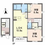 シャーメゾン・ヴィレッタAの間取り画像