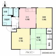 ファミール若楠 A棟の間取り画像