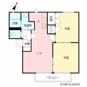 パルク・ヴァン A棟の間取り画像