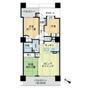 ライオンズタワー上尾の間取り画像