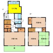 大垣市牧野町戸建の間取り画像