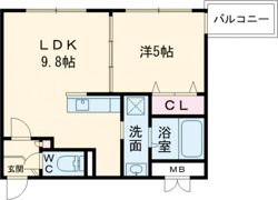 エルプレシア栄恵町の間取り画像