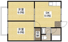 コーポ七森の間取り画像