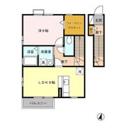 ルミエール大友 A/B/C/Dの間取り画像