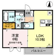 ﾛｲｼﾞｪﾝﾄﾊﾟｰｸｽ ﾚｲｸﾀｳﾝ Ⅲ Cの間取り画像
