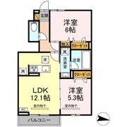 ブラビッシーモ Ⅱの間取り画像