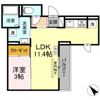 D-ROOM若宮の間取り画像