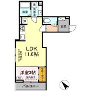 D-ROOM若宮の間取り画像
