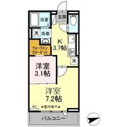 グランドハイツ スミレの間取り画像
