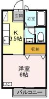 ウエストステージⅠの間取り画像