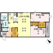 D-ROOM東雲町の間取り画像