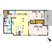 D-ROOM東雲町の間取り画像