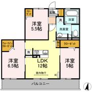パラディーソ B棟の間取り画像