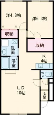 ateena永山の間取り画像