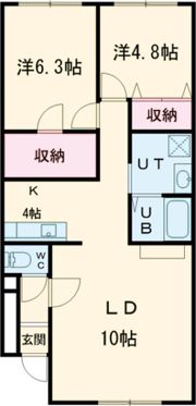 ateena永山の間取り画像