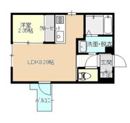 ユイシア福室の間取り画像