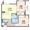 ベレオけやきの間取り画像