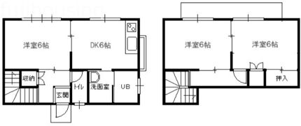 ハイランドⅠ号館の間取り画像