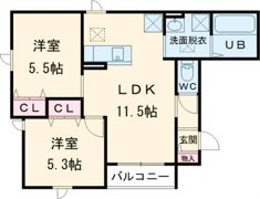 レイム荒尾の間取り画像
