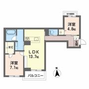 チェルシー 西津田 Eastの間取り画像