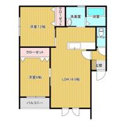 カテリーナ防府新橋 WESTの間取り画像