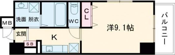 S-RESIDENCE宇品5丁目Ⅰの間取り画像