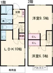 キュアースⅠの間取り画像