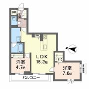 BEREOさくら坂の間取り画像