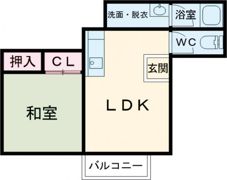 ニューハイツハヤカワCの間取り画像