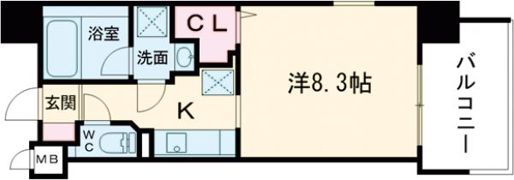 LATOUR出汐の間取り画像