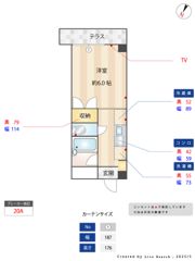 アドバンス九産大駅前の間取り画像