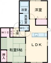 ハイツ熊見Ⅱの間取り画像
