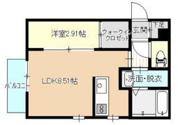 ユイシア福室の間取り画像