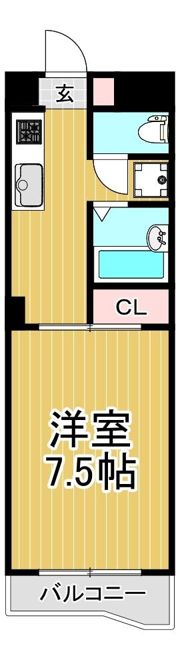 サンハイツ天保山H棟の間取り画像