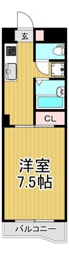 サンハイツ天保山H棟の間取り画像