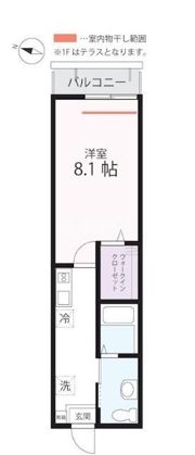 ハーミットクラブハウスリアンD棟の間取り画像