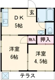 コーポサンの間取り画像