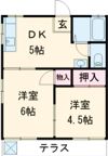 コーポサンの間取り画像