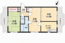 エステート堅田の間取り画像