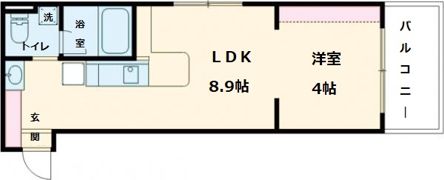 パークスISAMUの間取り画像
