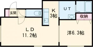 ノリータ カムイの間取り画像