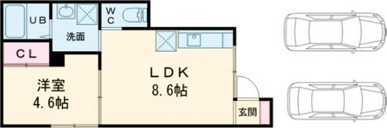 N-MAISON井辺の間取り画像