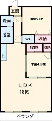 パークサイドNON・NOの間取り画像