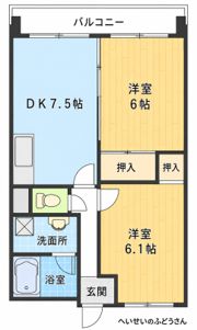 メイゾン栄の間取り画像