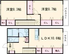 フェニックス本木壱番館の間取り画像