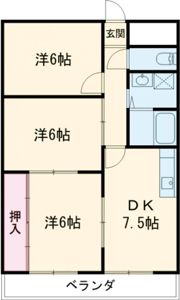 レジデンスときわの間取り画像