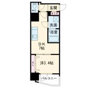 エスリードレジデンス大阪福島フロントの間取り画像